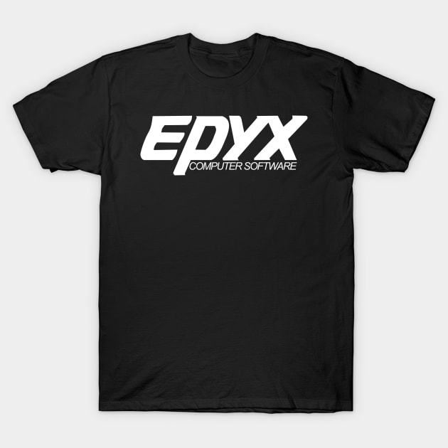 Retro Video Games Epyx Software Logo T-Shirt by Meta Cortex